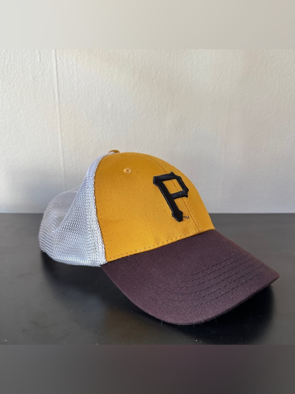 Pittsburgh Pirates Two-Tone Trucker Cap - Gold & Brown